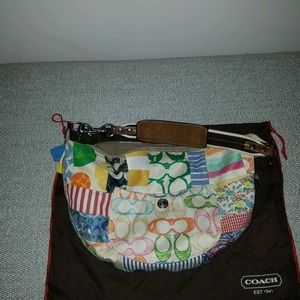 Coach Hampton’s patchwork Hobo Purse